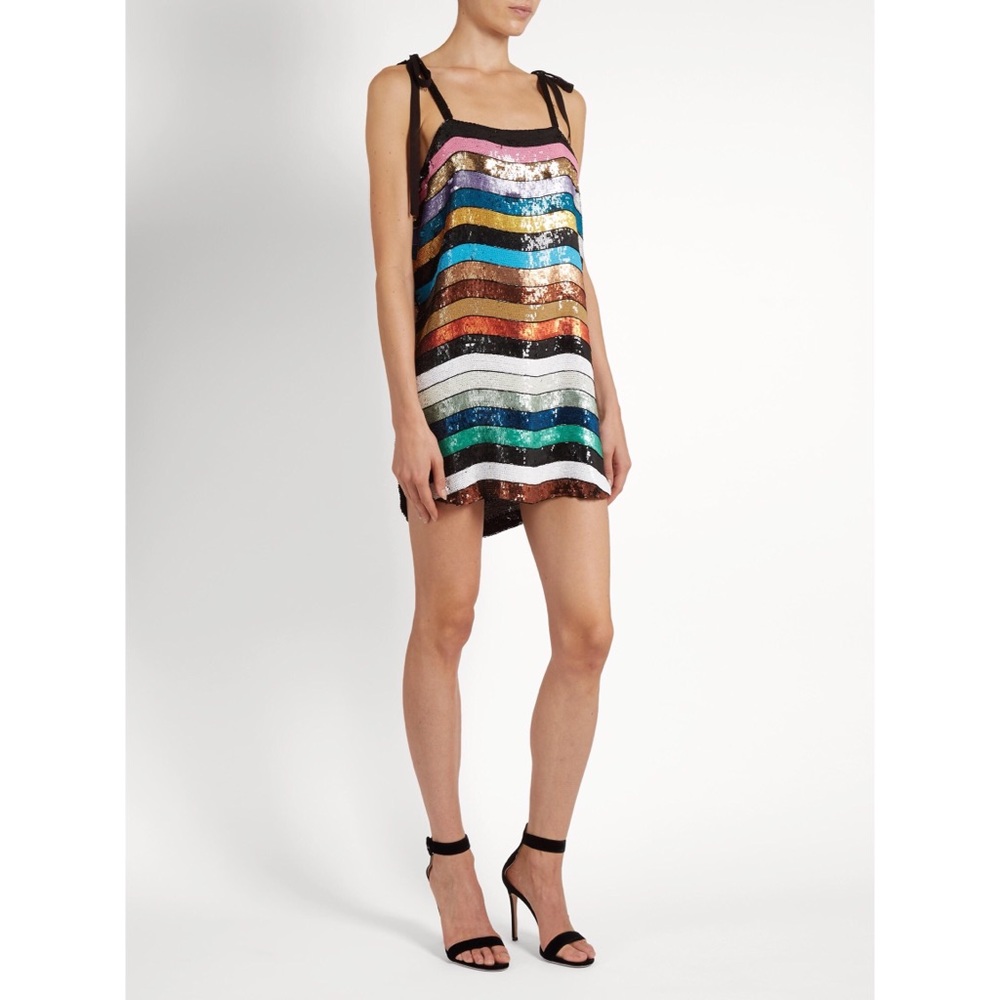 Attico Sabrina Sequin Dress